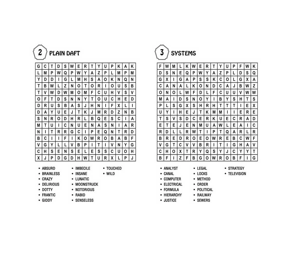 Dreamland Paperback Super Word Search Pack of 2 Books for Kids 7Y+, Multicolour