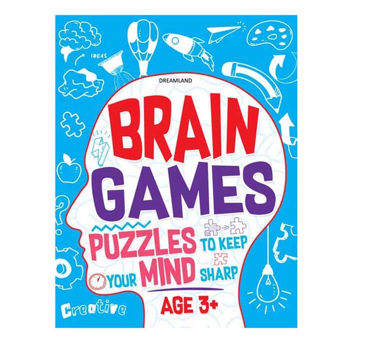 Dreamland Paperback Brain Games Books for Kids 3Y+, Multicolour