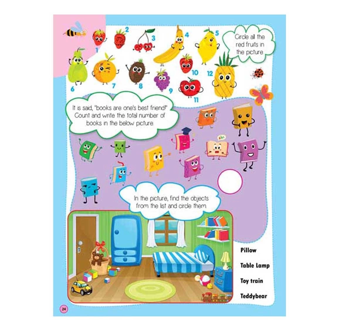 Dreamland Paperback Brain Games Books for Kids 3Y+, Multicolour