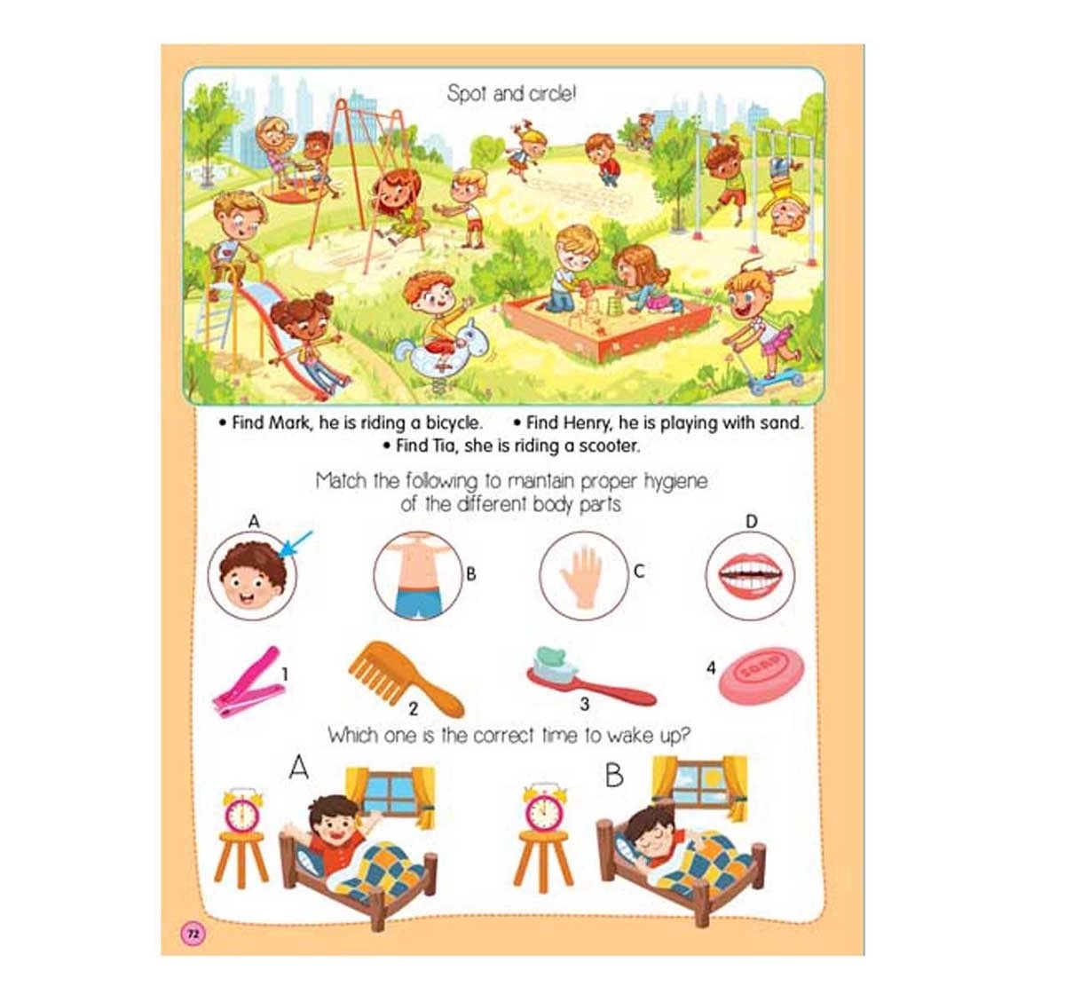 Dreamland Paperback Brain Games Books for Kids 3Y+, Multicolour
