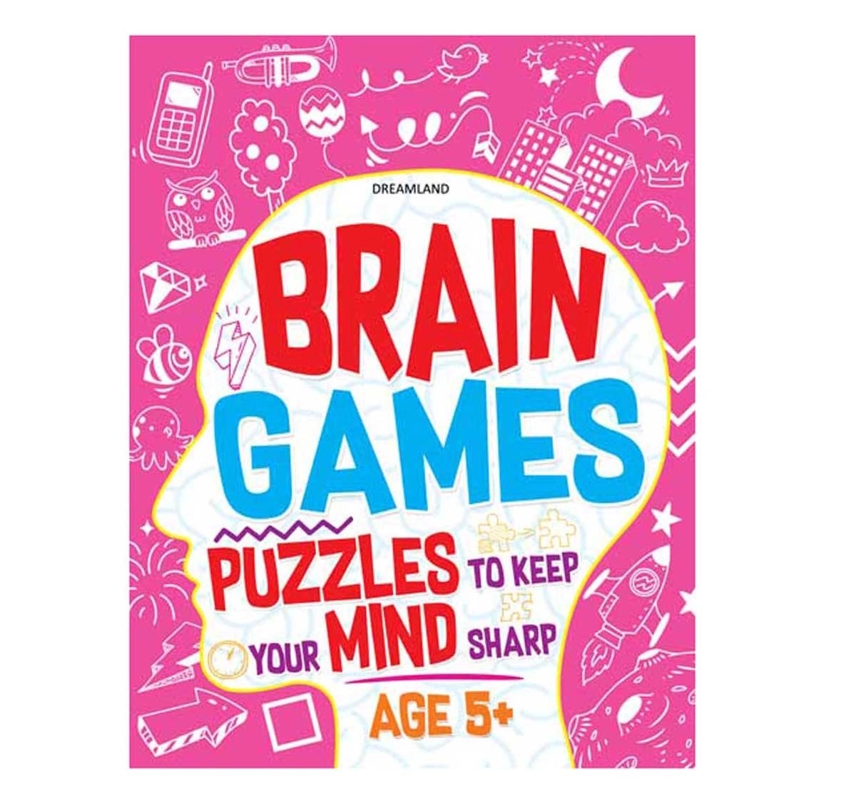 Dreamland Paperback Brain Games Books for Kids 5Y+, Multicolour