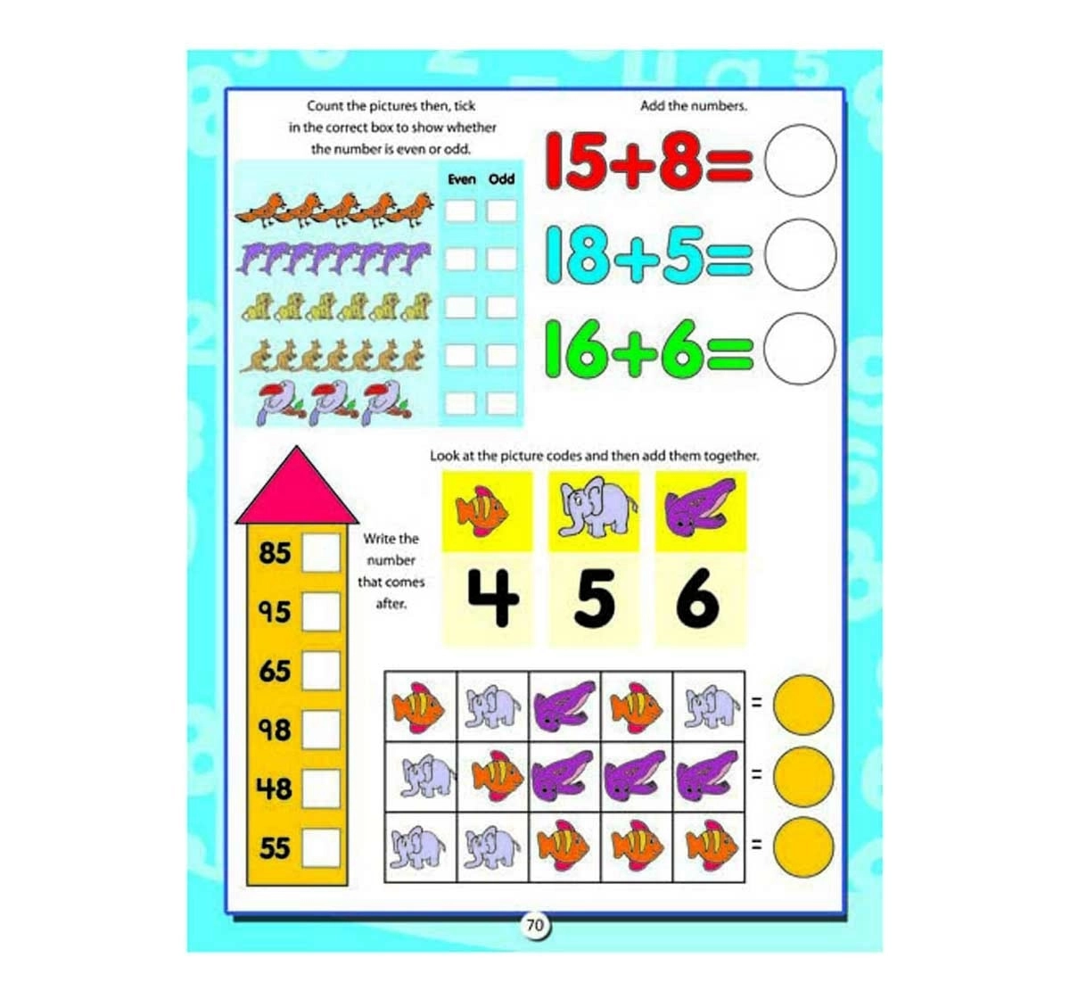Dreamland Paperback 1001 Activities Book for Kids 5Y+, Multicolour