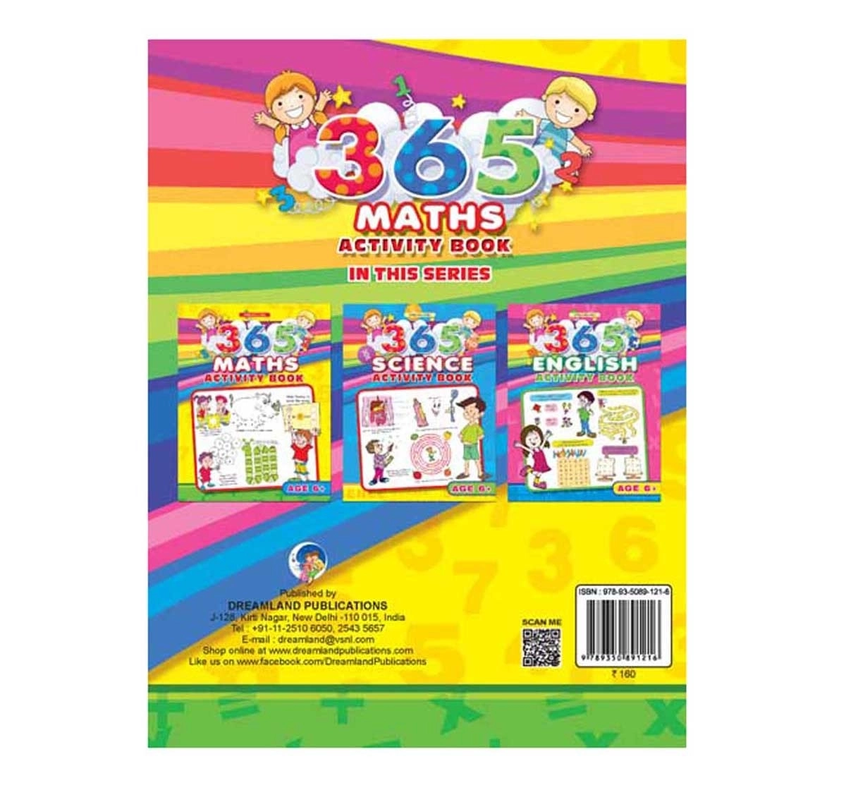 Dreamland Paperback 365 Activity Book for Kids 6Y+, Multicolour
