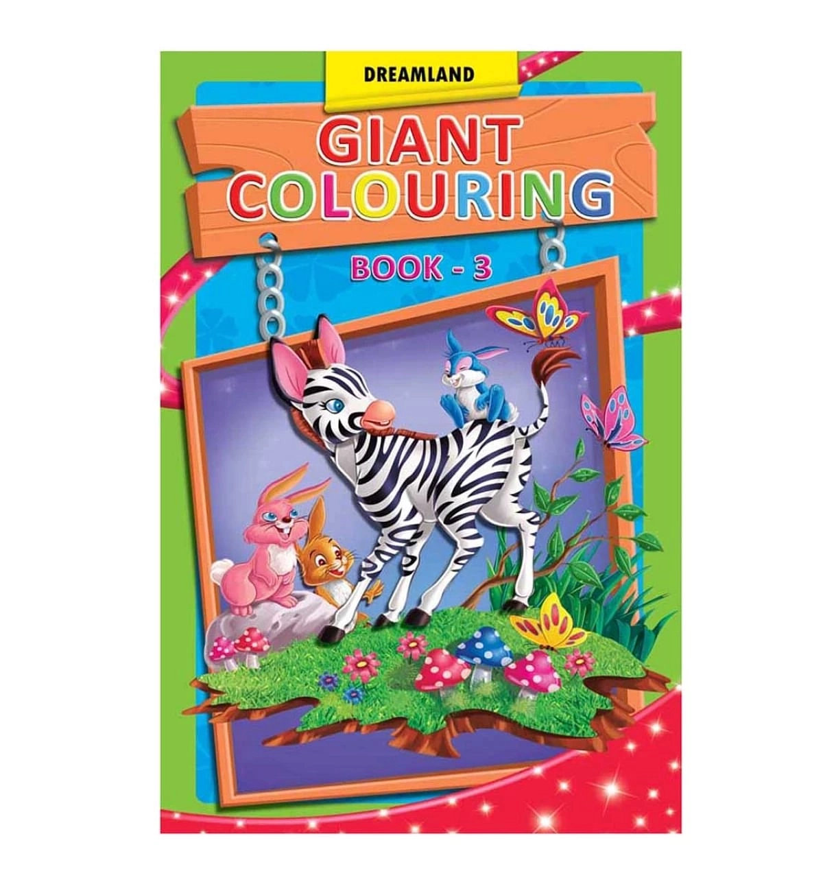 Dreamland Giant Colouring Book 3, 24 Pages, Paperback