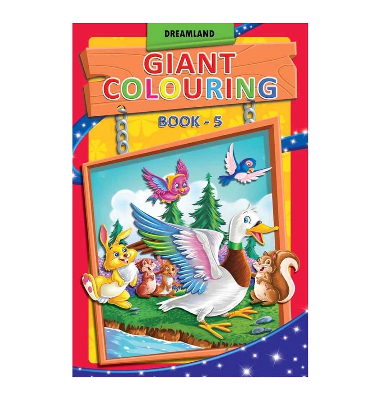 Dreamland Giant Colouring Book 5, 24 Pages, Paperback
