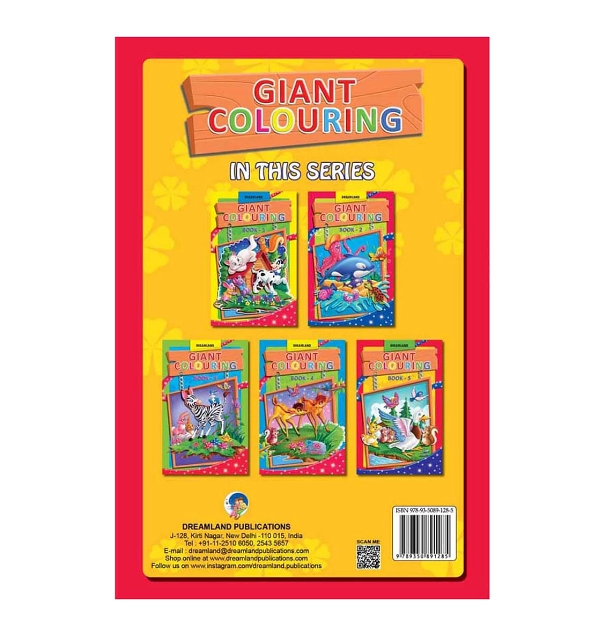 Dreamland Giant Colouring Book 5, 24 Pages, Paperback
