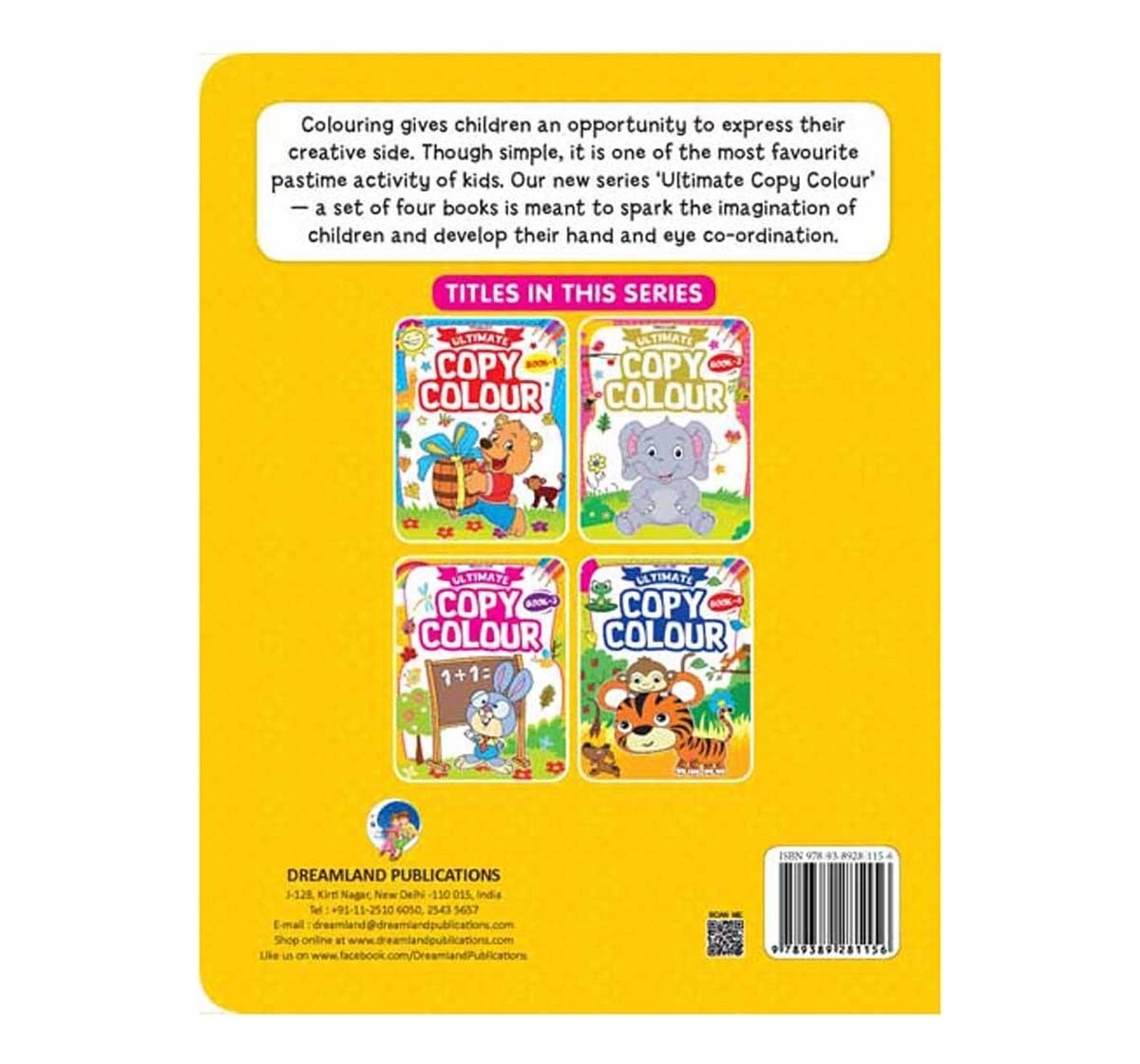 Dreamland Paperback Ultimate Copy Colour 3 Book for Kids 4Y+, Multicolour