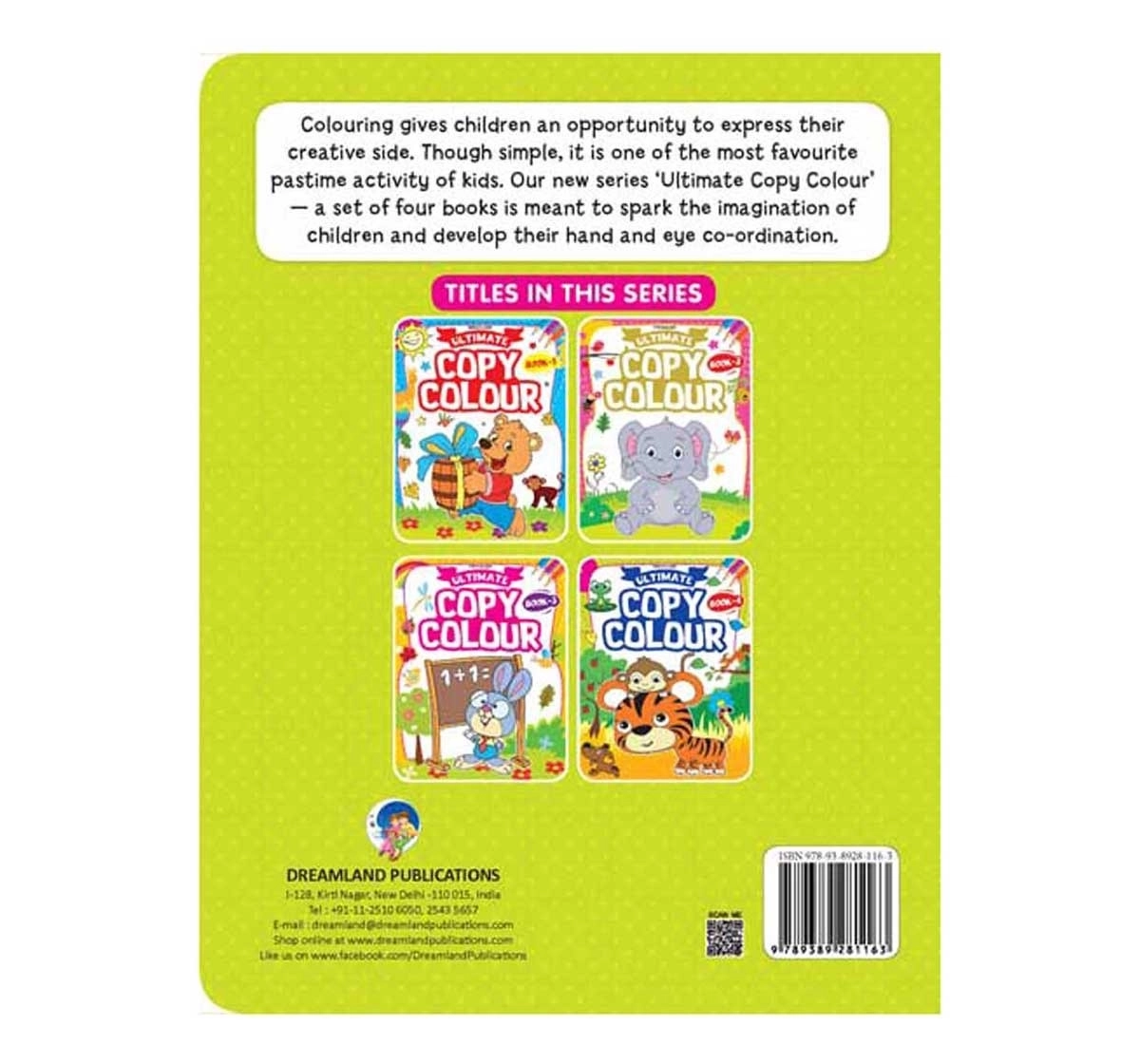 Dreamland Paperback Ultimate Copy Colour 4 Book for Kids 4Y+, Multicolour