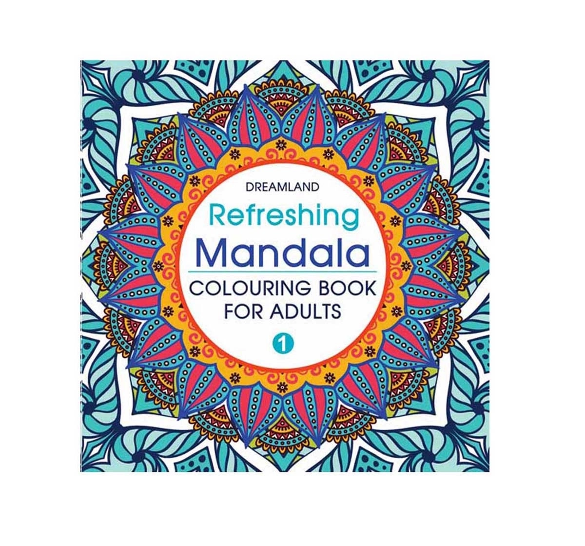 Dreamland Paperback Refreshing Mandala Part 1 Colouring Book for Adults 3Y+, Multicolour