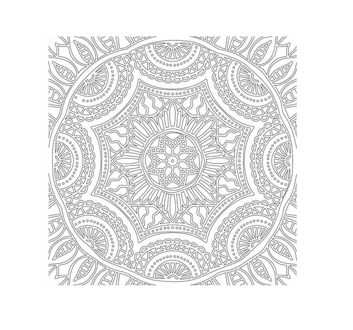 Dreamland Paperback Refreshing Mandala Part 1 Colouring Book for Adults 3Y+, Multicolour