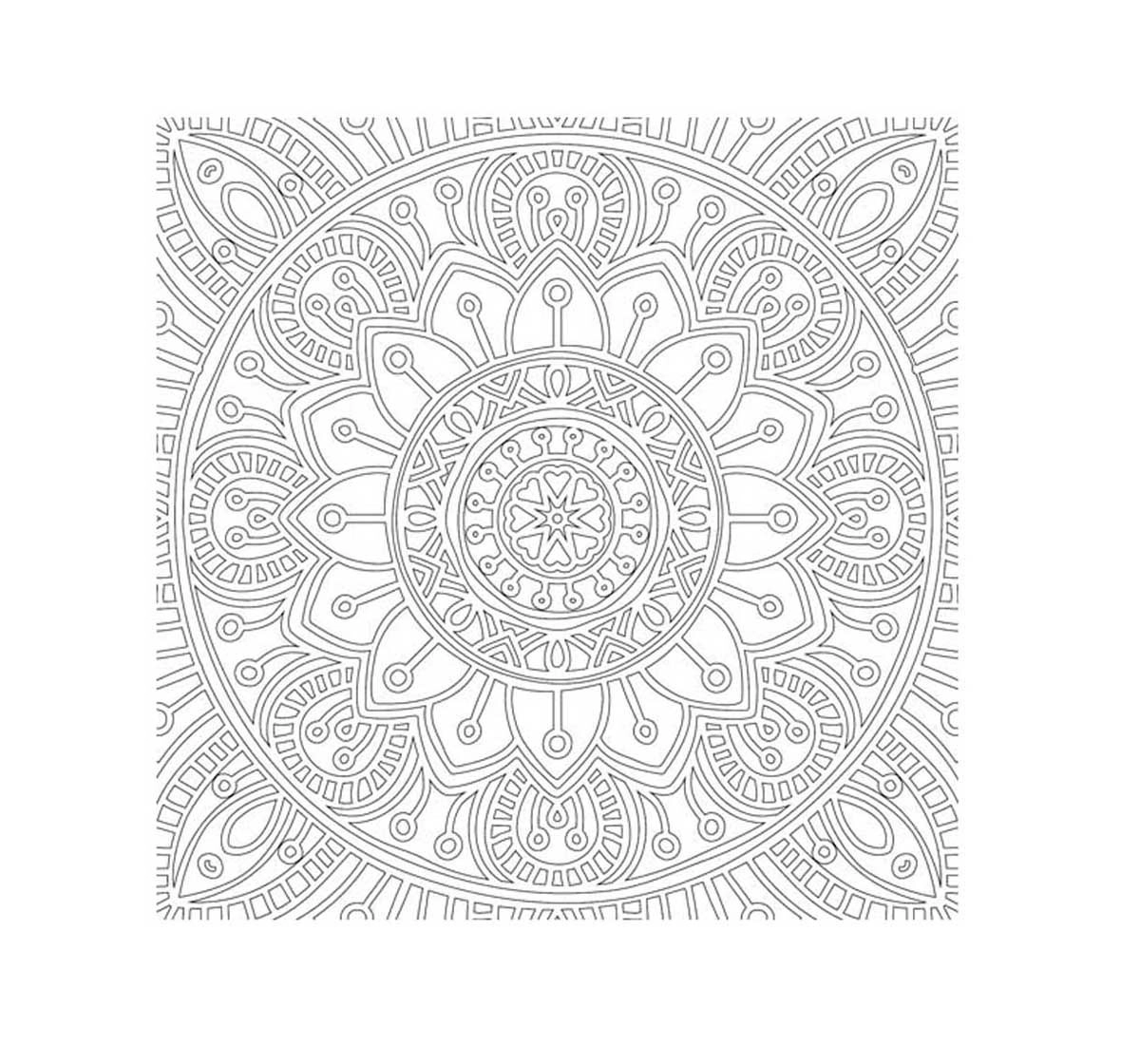 Dreamland Paperback Refreshing Mandala Part 2 Colouring Book for Adults 3Y+, Multicolour