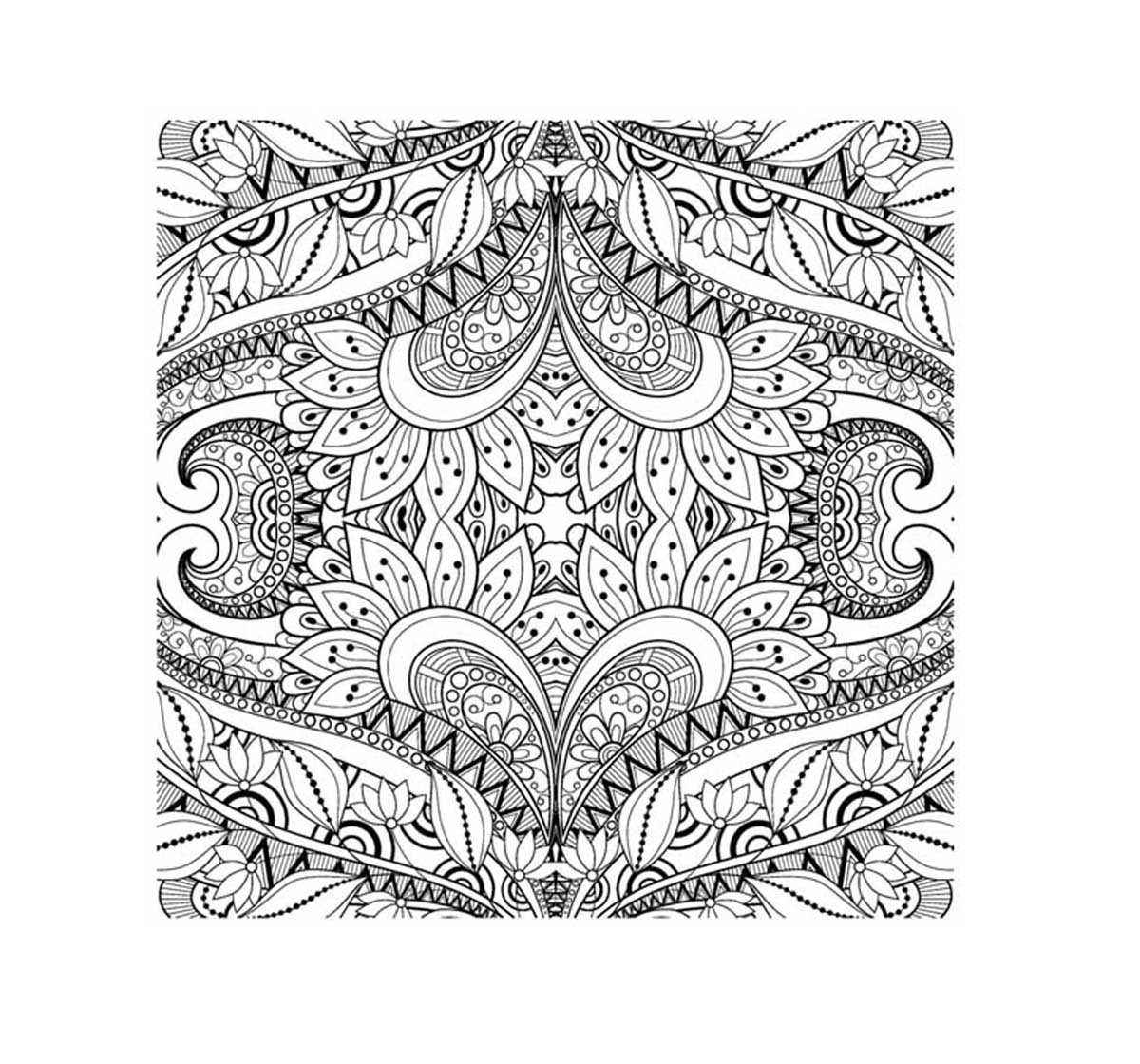 Dreamland Paperback Refreshing Mandala Part 3 Colouring Book for Adults 3Y+, Multicolour