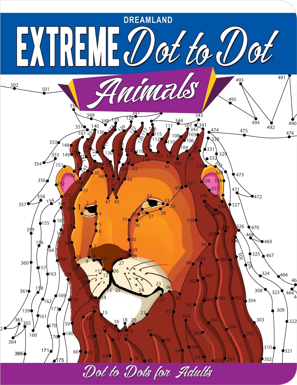 Dreamland Extreme Dot Animals, 48 Pages, Paperback