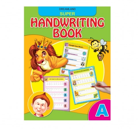 Dreamland Paperback Super Handwriting Part A Book for Kids 3Y+, Multicolour