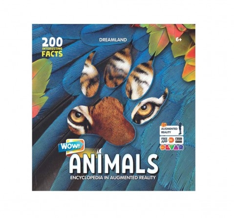Dreamland Paperback WOW Encyclopedia Animals Book for Kids 6Y+, Multicolour