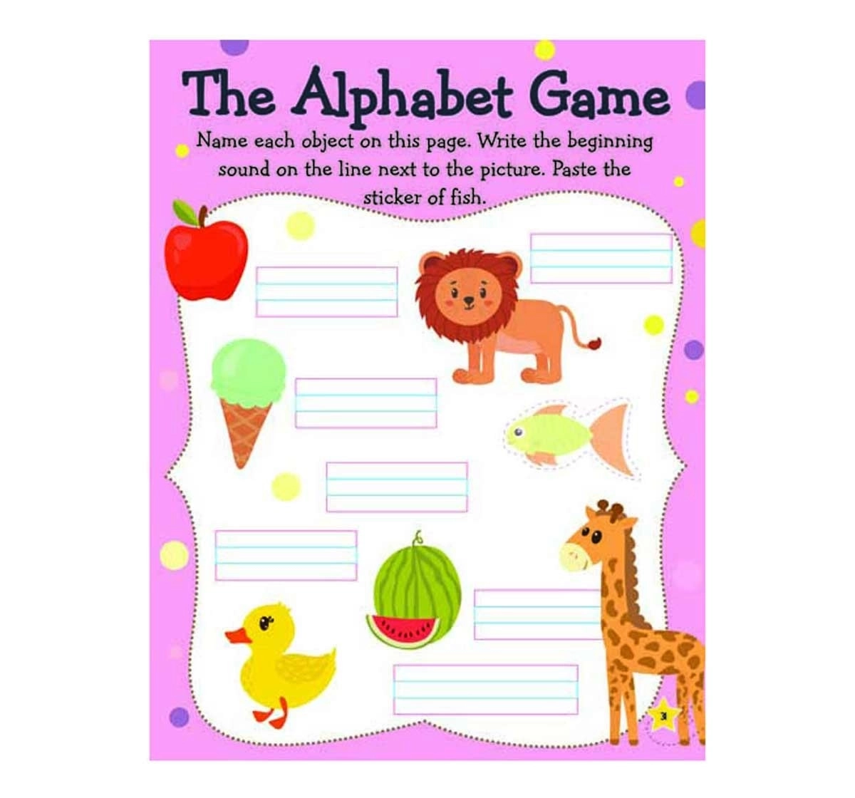 Dreamland Paperback Learn Letters and Sounds Book for Kids 3Y+, Multicolour