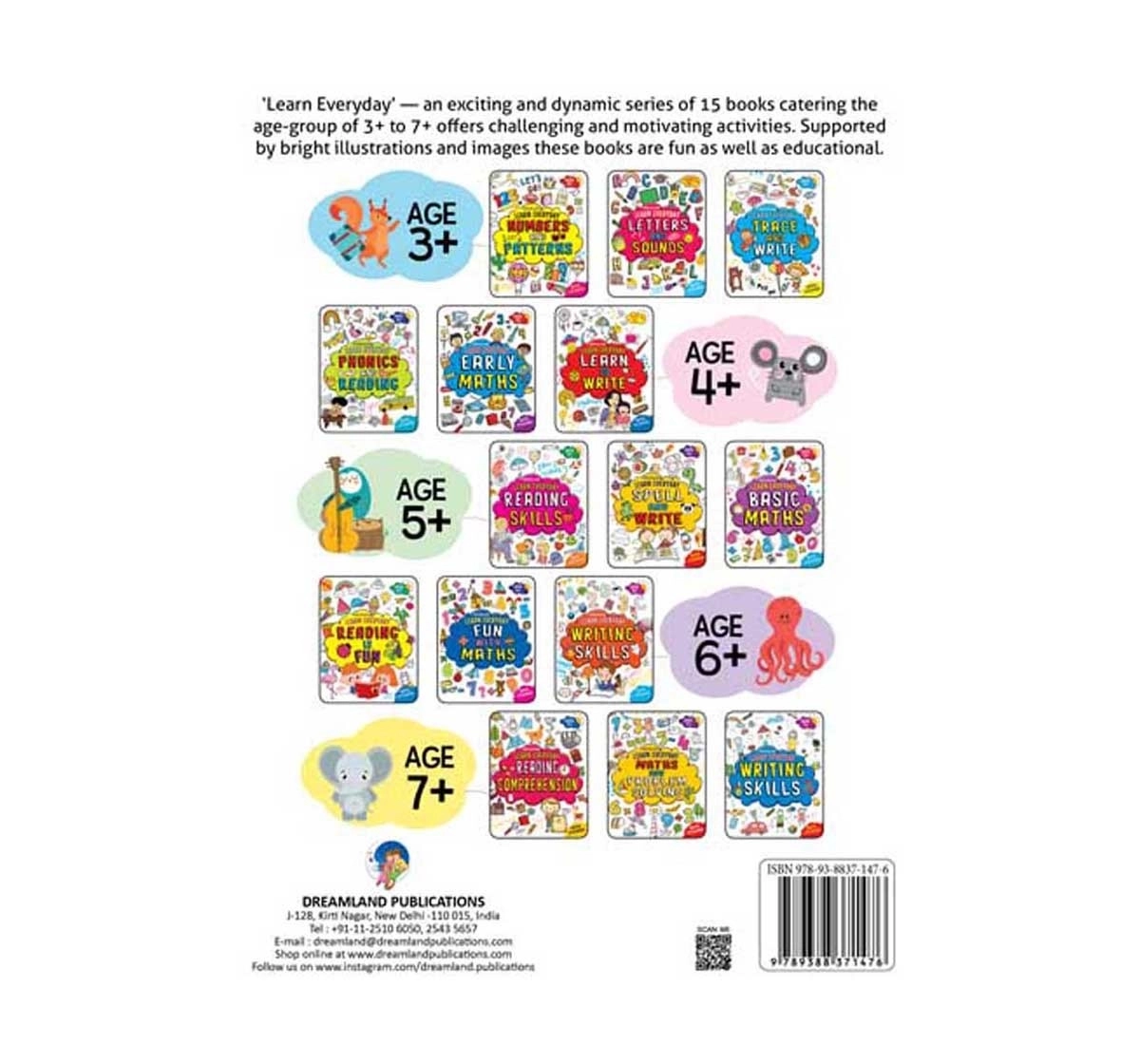 Dreamland Paperback Learn Letters and Sounds Book for Kids 3Y+, Multicolour