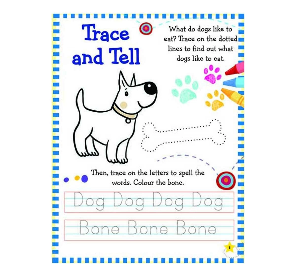 Dreamland Paperback Learn Trace and Write Book for Kids 3Y+, Multicolour