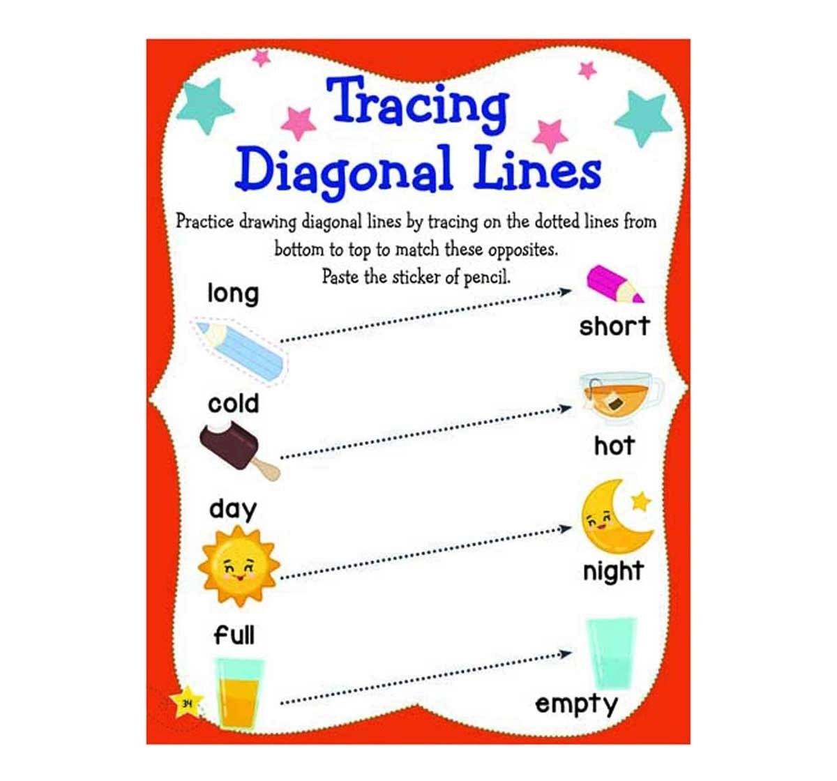 Dreamland Paperback Learn Trace and Write Book for Kids 3Y+, Multicolour