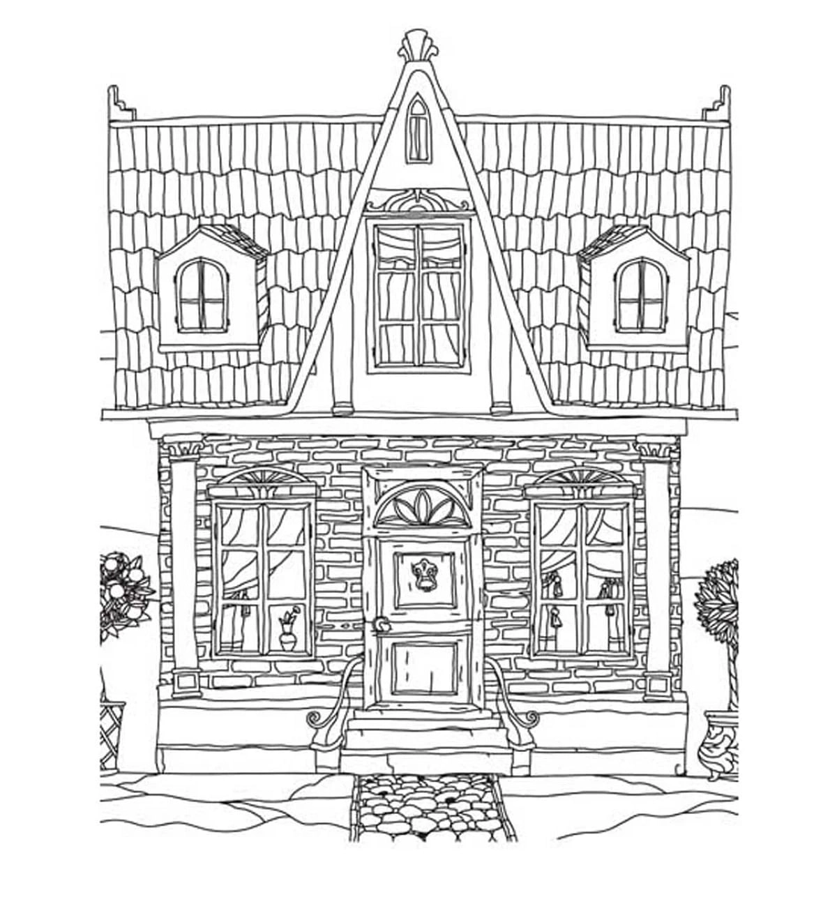 Dreamland Countryside Colouring Book For Adults, 32 Pages, Paperback