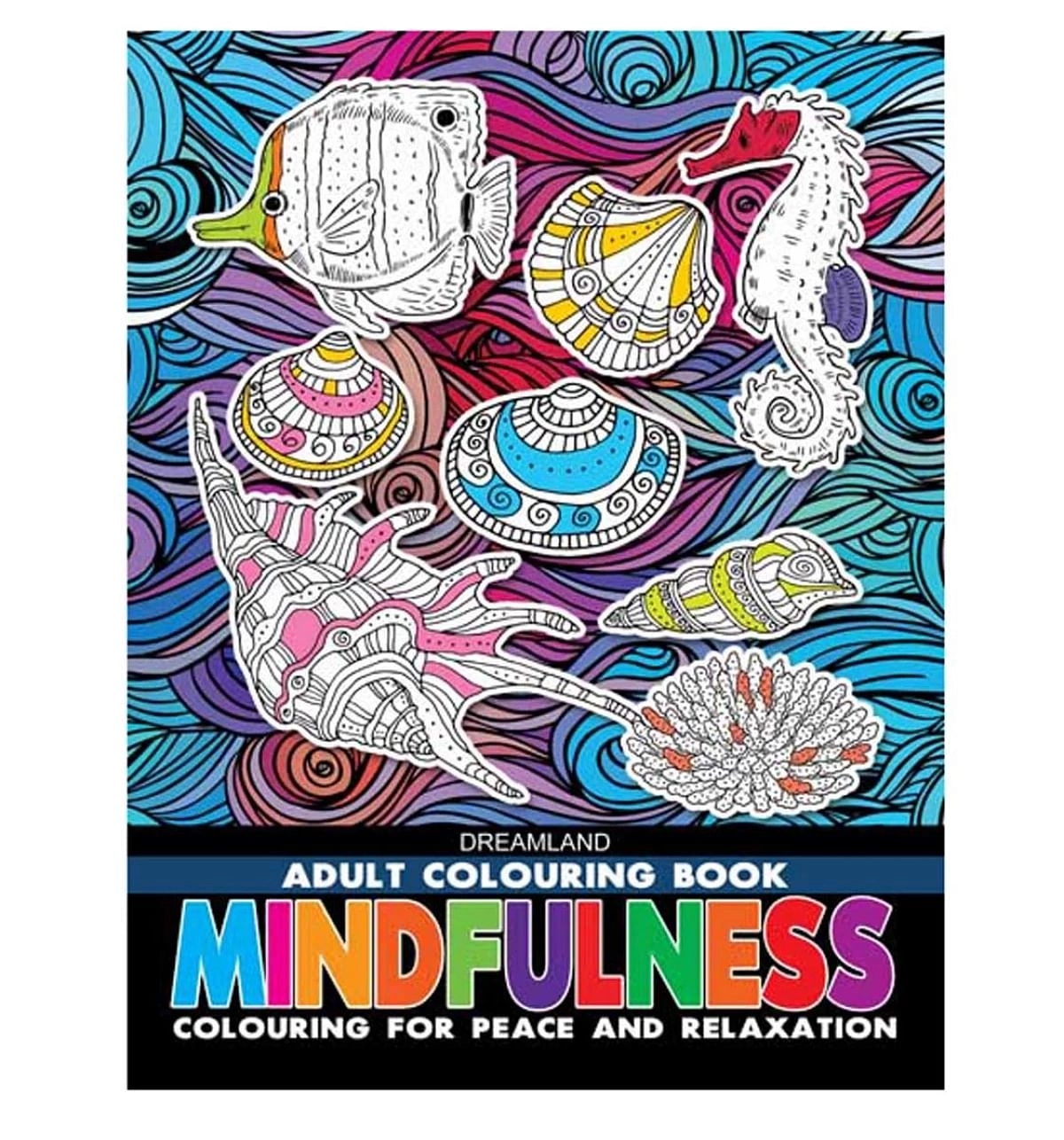 Dreamland Mindfulness Colouring Book For Adults, 32 Pages, Paperback