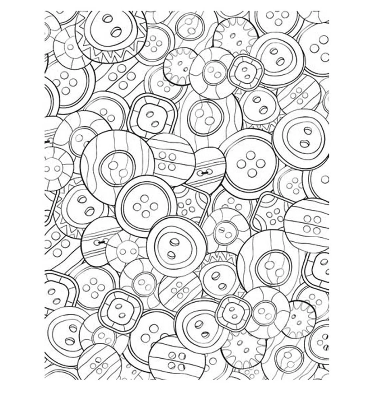 Dreamland Patterns Colouring Book For Adults, 32 Pages, Paperback
