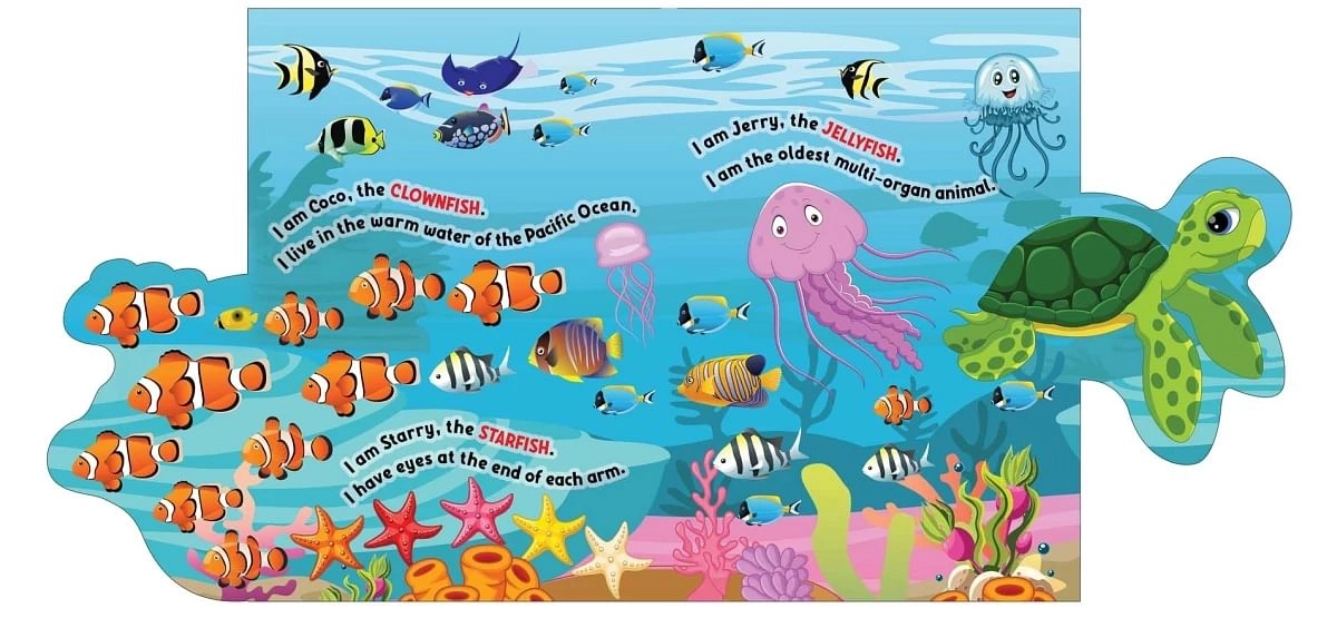 Dreamland Flap Book Under The Ocean, 10 Pages, Paperback