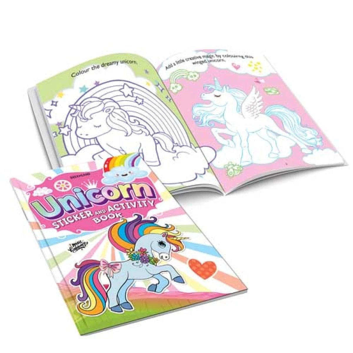 Dreamland My Magical Unicorn Sticker And Activity Book For Children, With Bright Stickers To Decorate, 40 Pages, Paperback