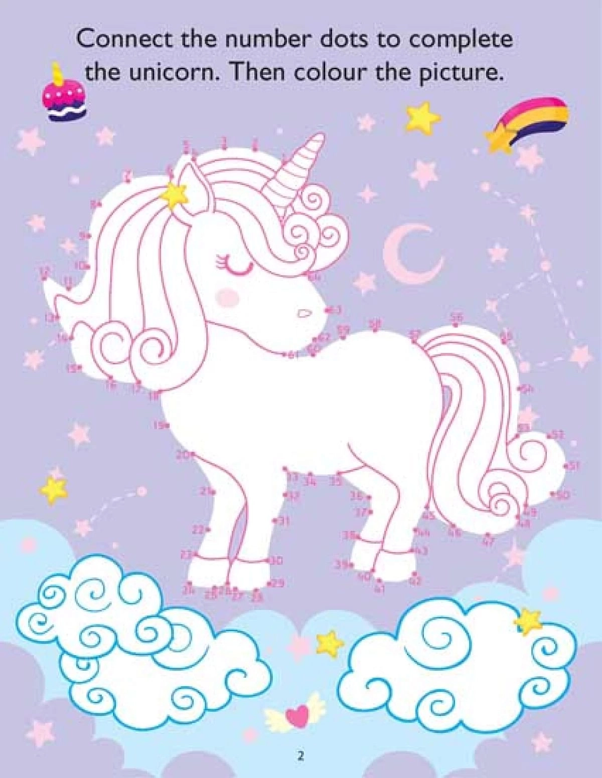 Dreamland My Magical Unicorn Sticker And Activity Book For Children, With Bright Stickers To Decorate, 40 Pages, Paperback