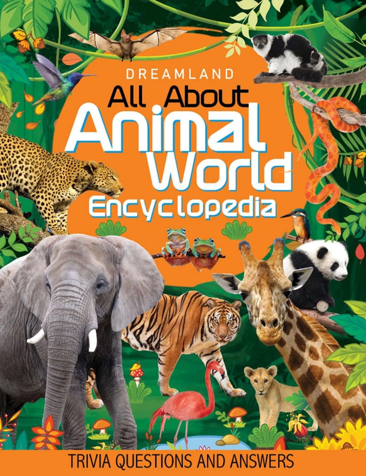Dreamland Animal World Children Encyclopedia, All About Trivia Questions And Answers, 64 Pages, Paperback