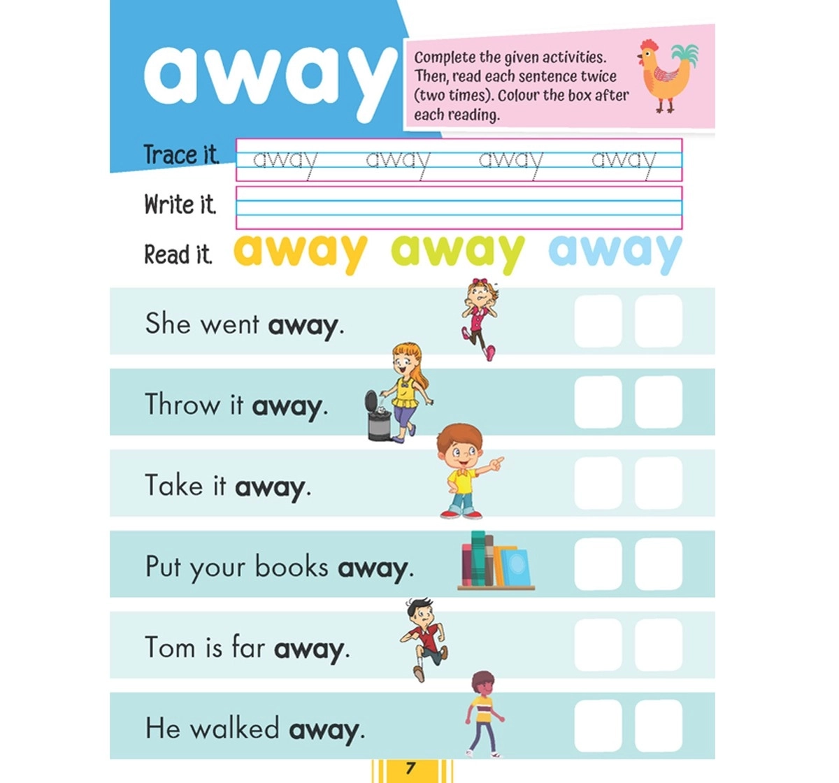 Dreamland Paperback Fluency Sentences Book Part 1 for Kids 4Y+, Multicolour