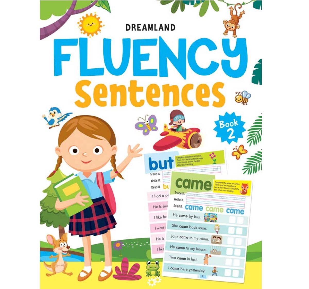Dreamland Paperback Fluency Sentences Book Part 2 for Kids 4Y+, Multicolour