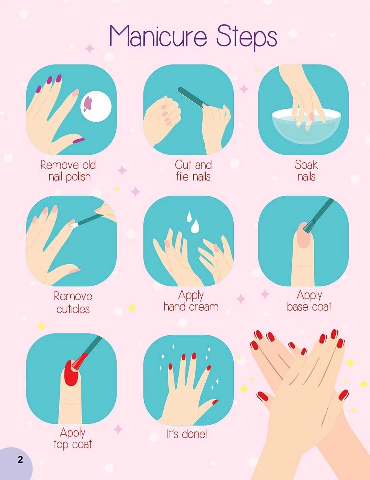 Dreamland Nail Art And Hair Style- Create And Colour Your Own Nail Art With 150 Glitter Stickers, 48 Pages, Paperback