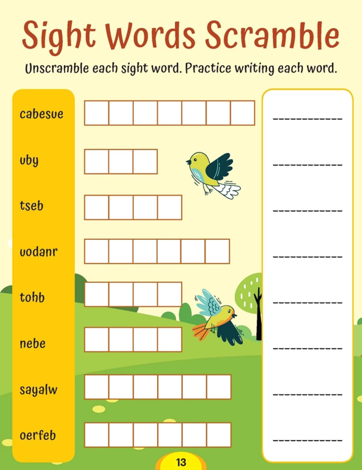 Dreamland Dolch Sight Words Level 4 Simple Words And Activities For Beginner Readers, 64 Pages, Paperback