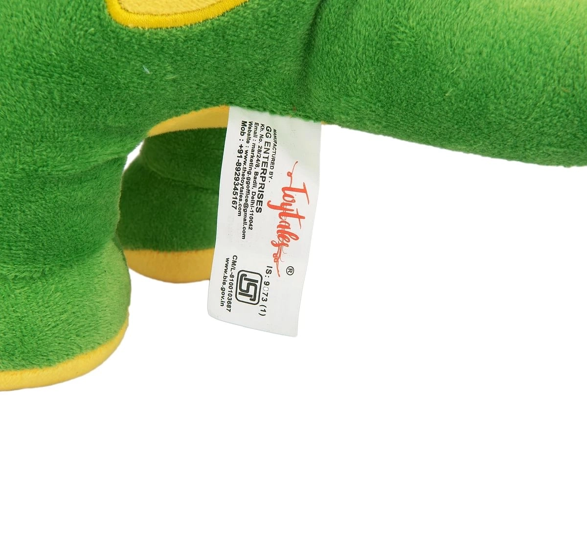 Toytales Cooper Dino 53Cm Stuffed Animal Green 3Y+