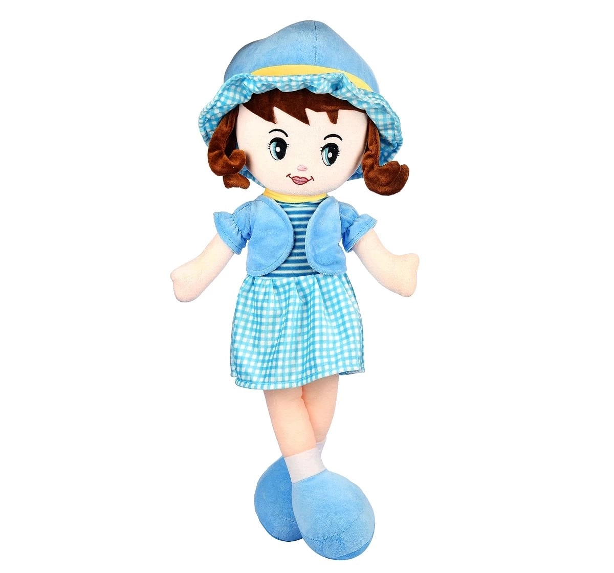 Toytales Winky Doll 100Cm Rag Dolls Blue 3Y+