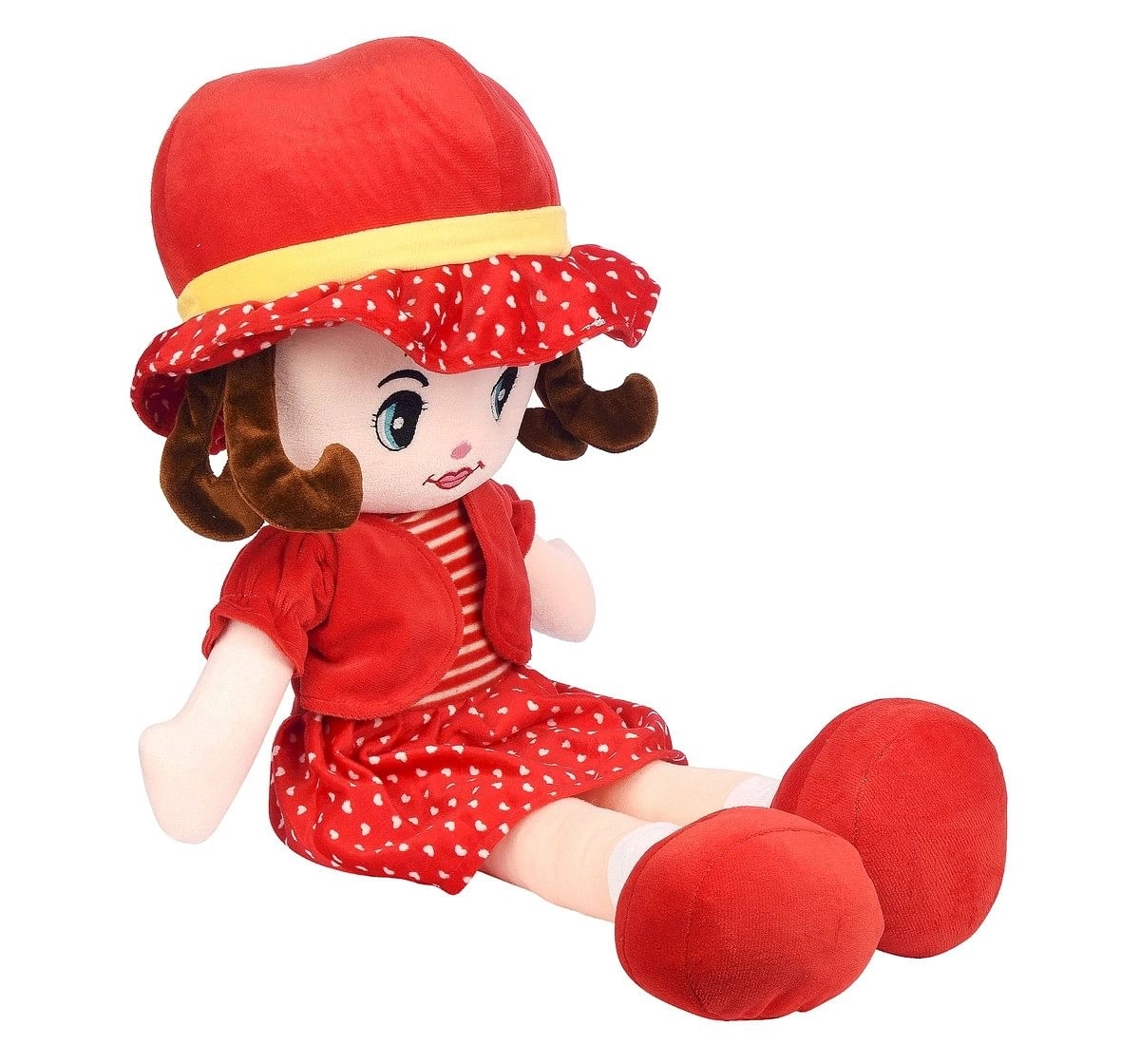 Toytales Winky Doll 100Cm Rag Dolls Red 3Y+