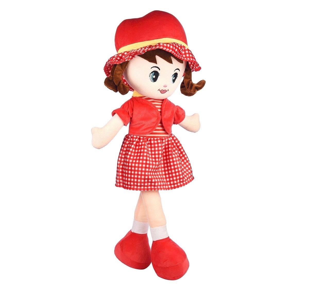 Toytales Winky Doll 100Cm Rag Dolls Red 3Y+