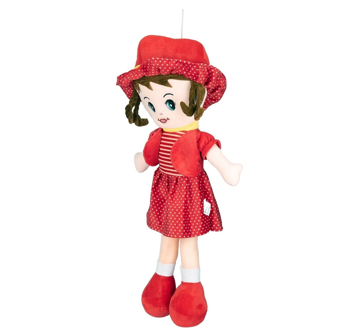 Toytales Winky Doll 100Cm Rag Dolls Red 3Y+