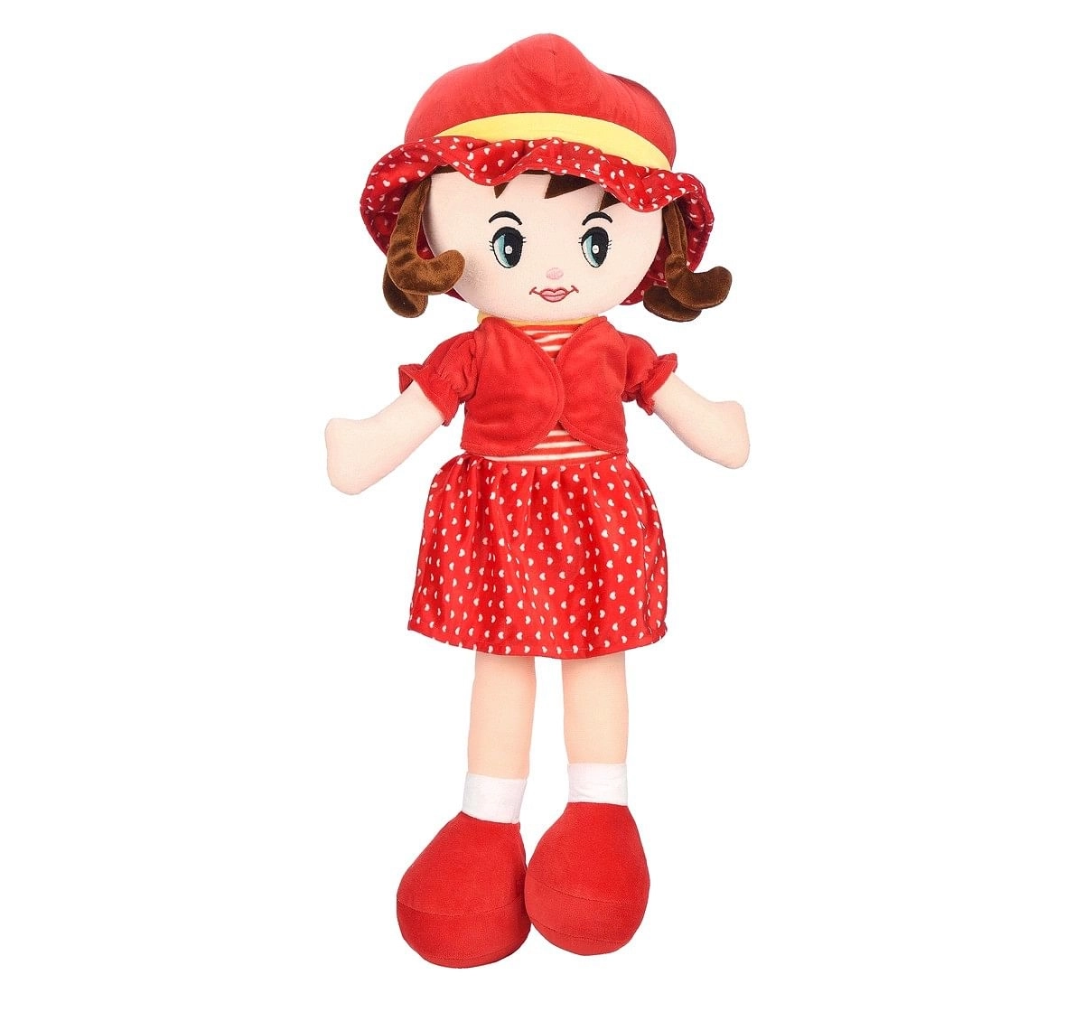 Toytales Winky Doll 100Cm Rag Dolls Red 3Y+