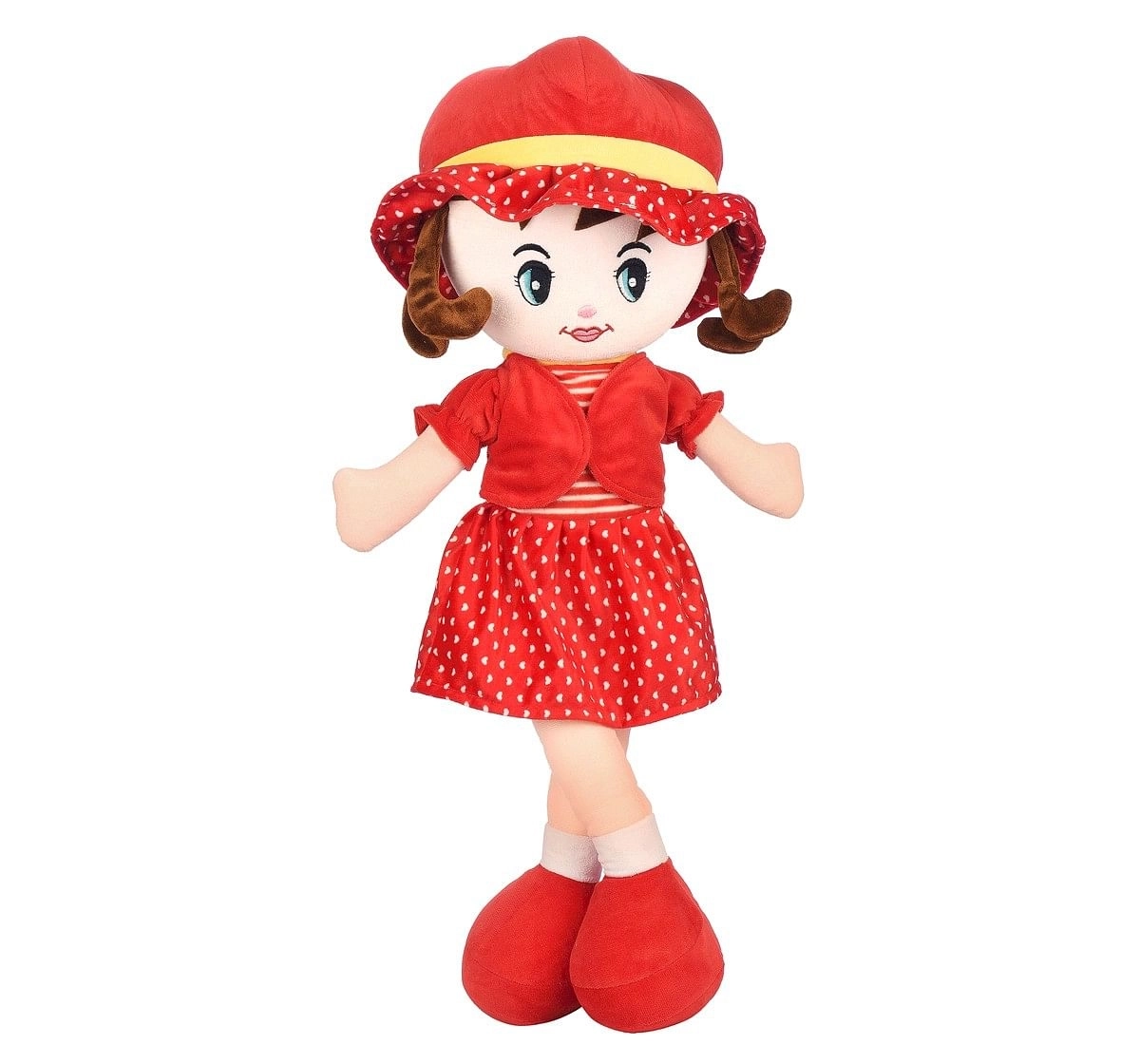 Toytales Winky Doll 100Cm Rag Dolls Red 3Y+