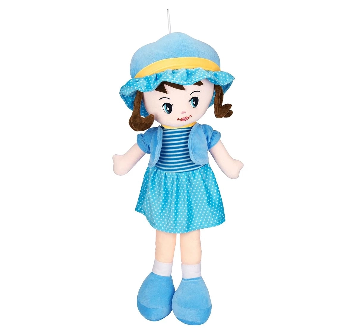 Toytales Winky Doll 40Cm Rag Dolls Blue 3Y+