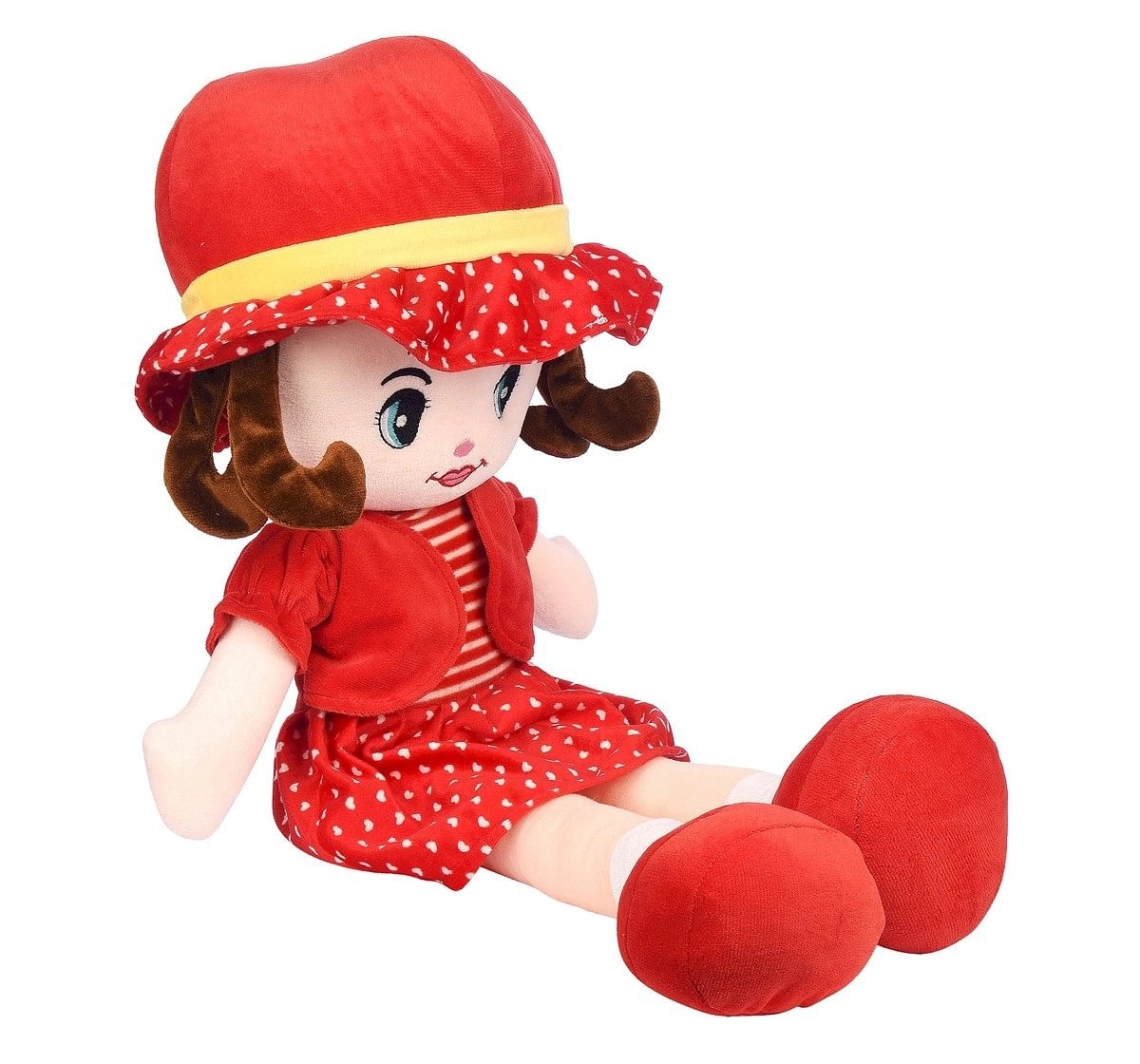 Toytales Winky Doll 80Cm Rag Dolls Red 3Y+