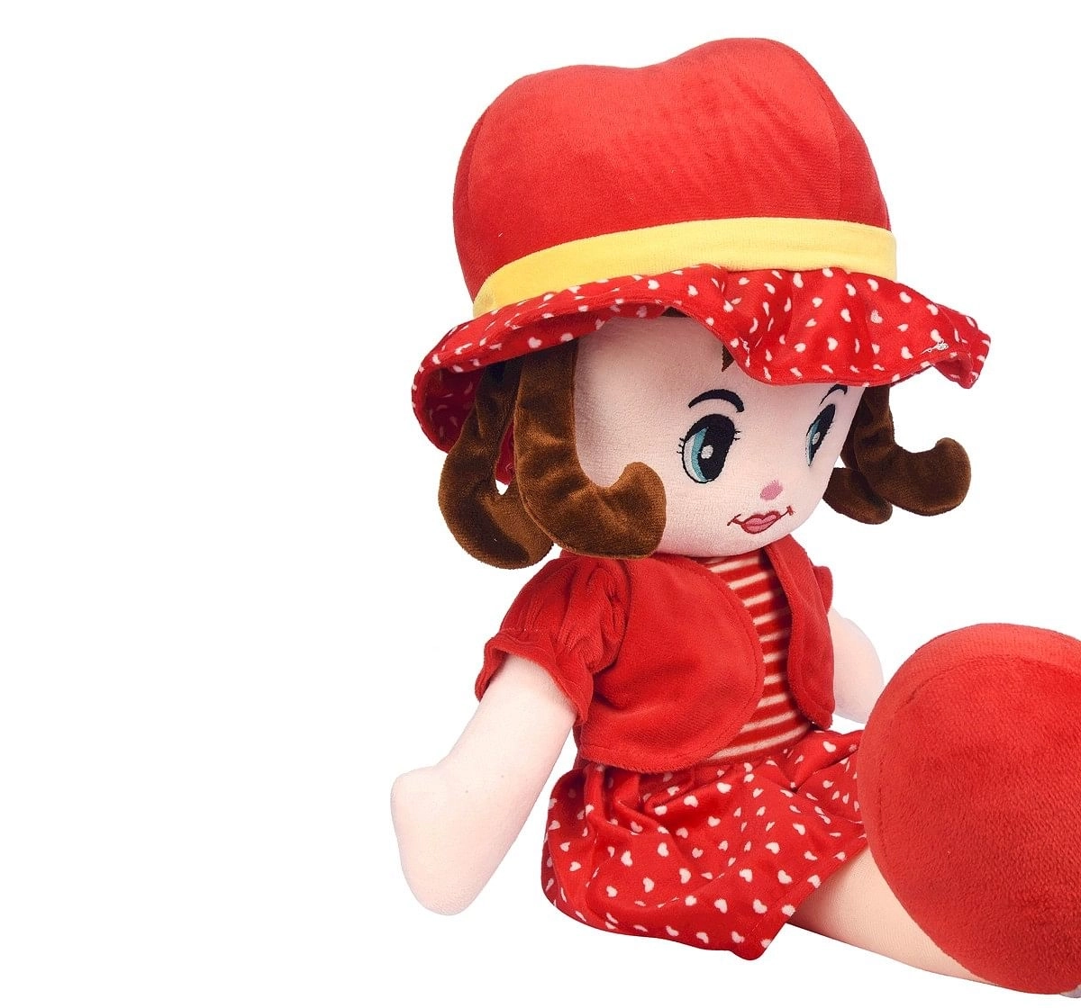 Toytales Winky Doll 80Cm Rag Dolls Red 3Y+