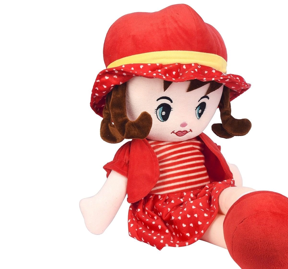 Toytales Winky Doll 80Cm Rag Dolls Red 3Y+