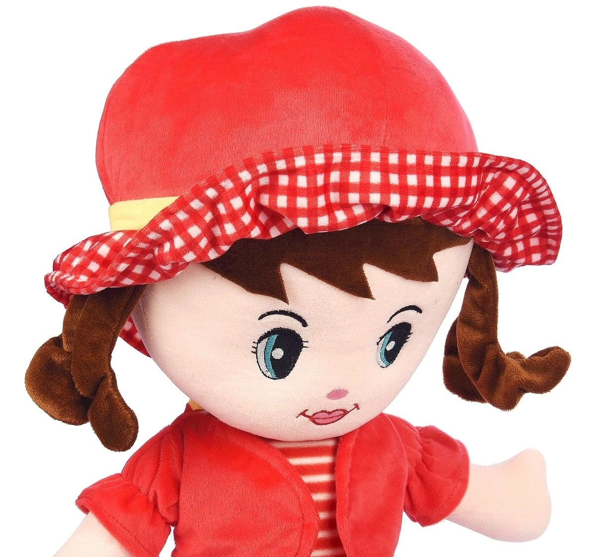 Toytales Winky Doll 80Cm Rag Dolls Red 3Y+