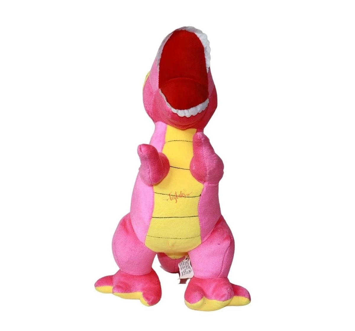 Toytales T-Rex Dino Stuffed Animal Pink 3Y+