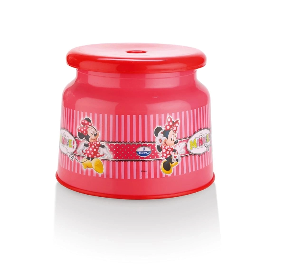 Disney Mouse Bathroom Set by Joyo, 5 Pieces, Includes - Bucket, Round Patla, Dustbin, Mug and Soap Case, Pink, 3Yrs+