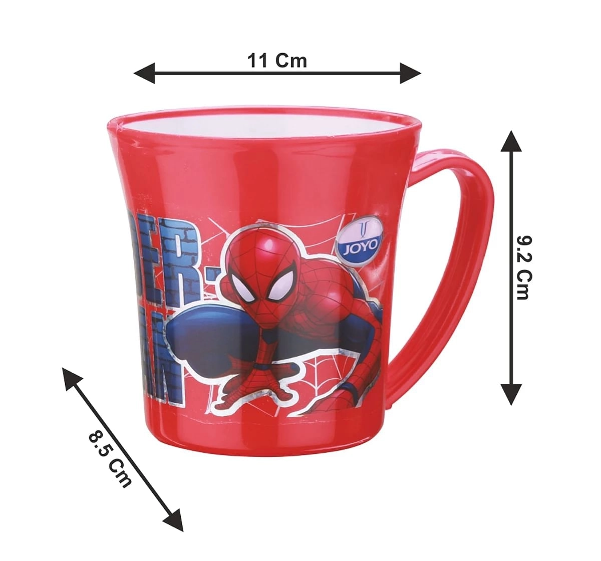 Joyo Disney Princess Double Wall Float Milk & Tea Mug for Kids with Cartoon Print Mug for Kids with Handle, 190ml, Pink, 3Yrs+