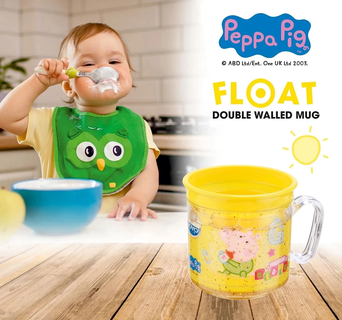 Joyo Disney Minnie Double Wall Sail Milk & Tea Mug for Kids with Cartoon Print Mug for Kids with Handle, 190ml, Pink, 3Yrs+
